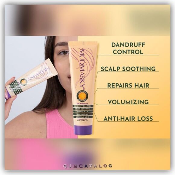 Mudmasky Vitamin-Infused Scalp Serum 60ml / 2.0 FL. OZ. - Strengthens and Thicke - Picture 5 of 7